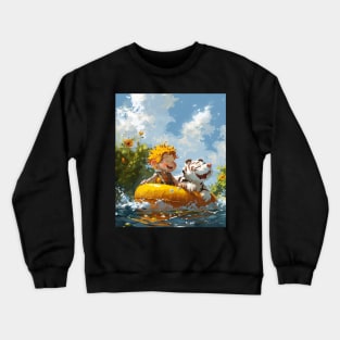 Calvin and Hobbes Nature Crewneck Sweatshirt